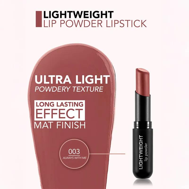 Flormar Light Weight Lip Powder LipStick  003 Always With Me