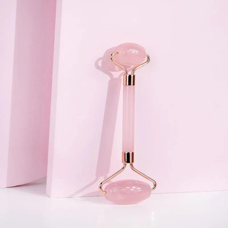Brushworks Rose Resin Roller & Gua Sha