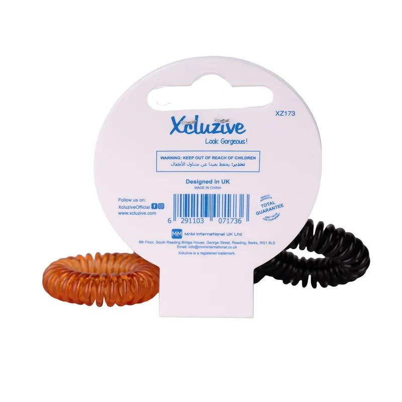 Xcluzive 4-Coiled Ponytailers (Small)