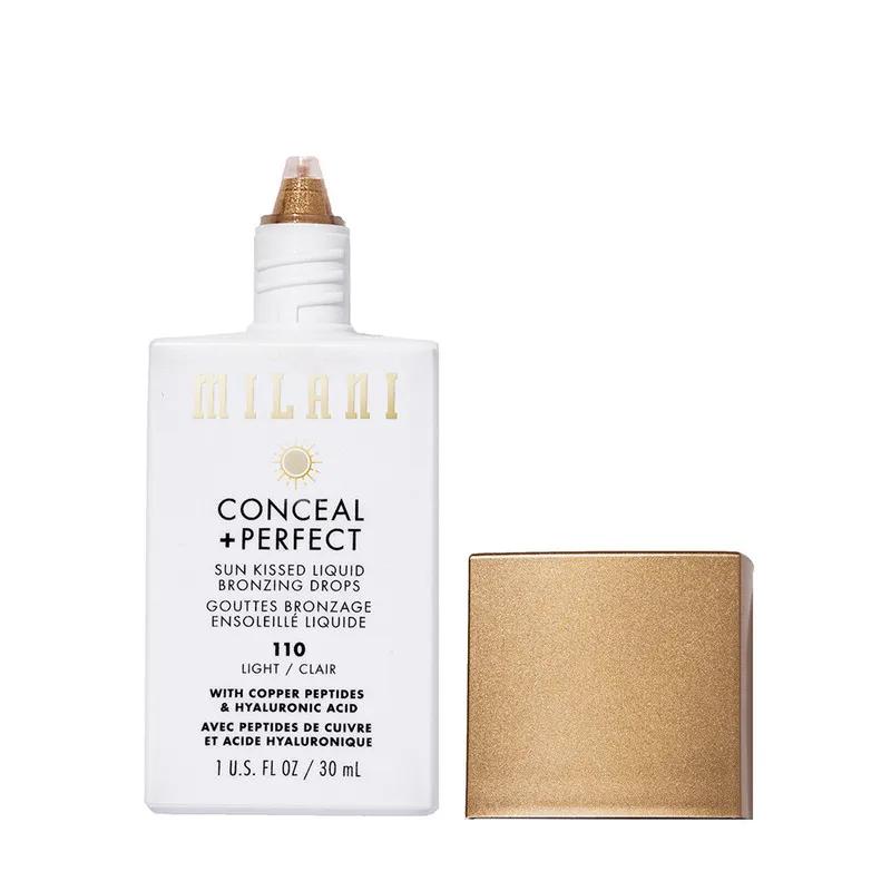 Milani Conceal + Perfect Sun Kissed Liquid Bronzing Drops 110 Light