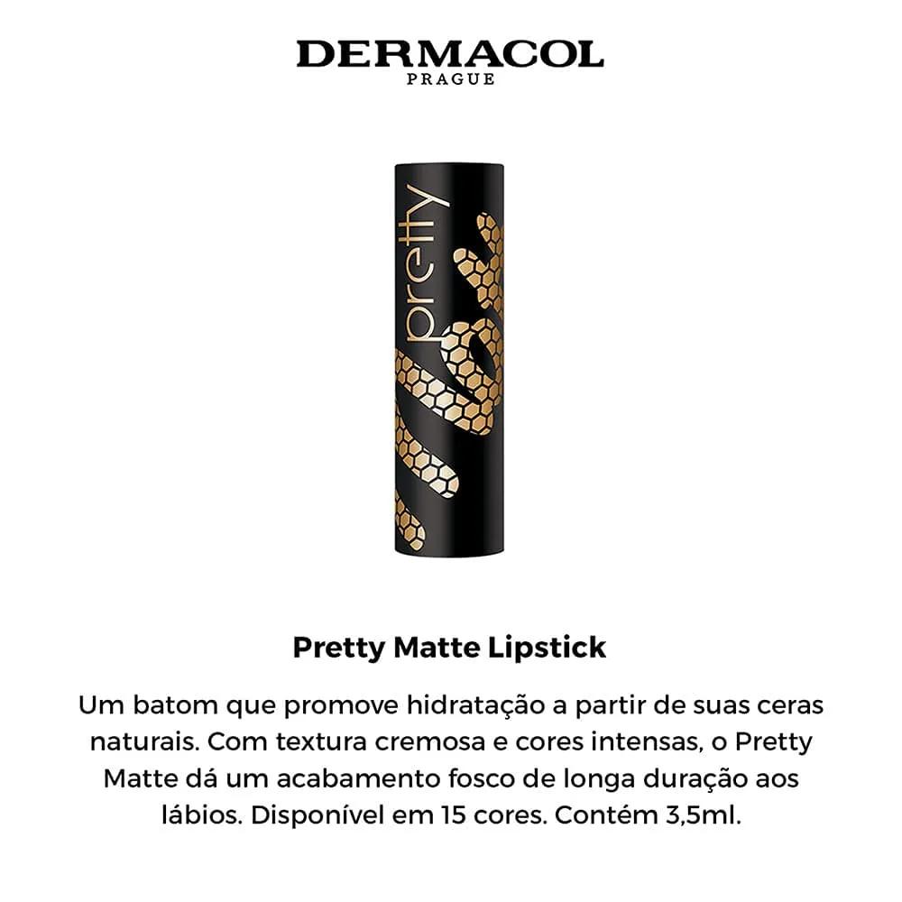 Dermacol Pretty Matte Lipstick | (No 3)