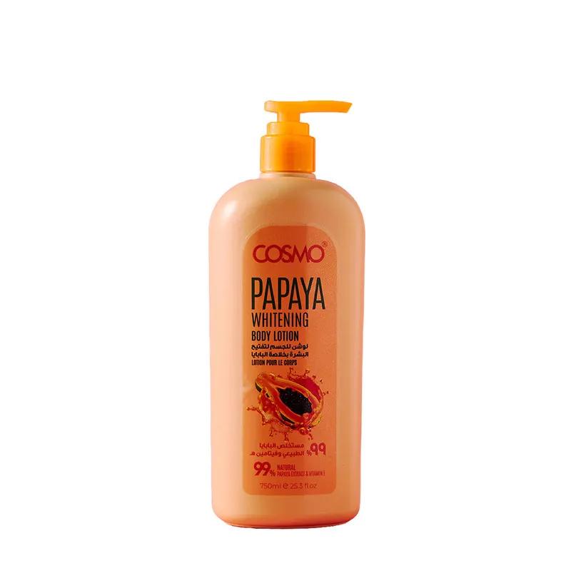 Cosmo Papaya Whitening Body Lotion 99% Natural 750ml with Pump