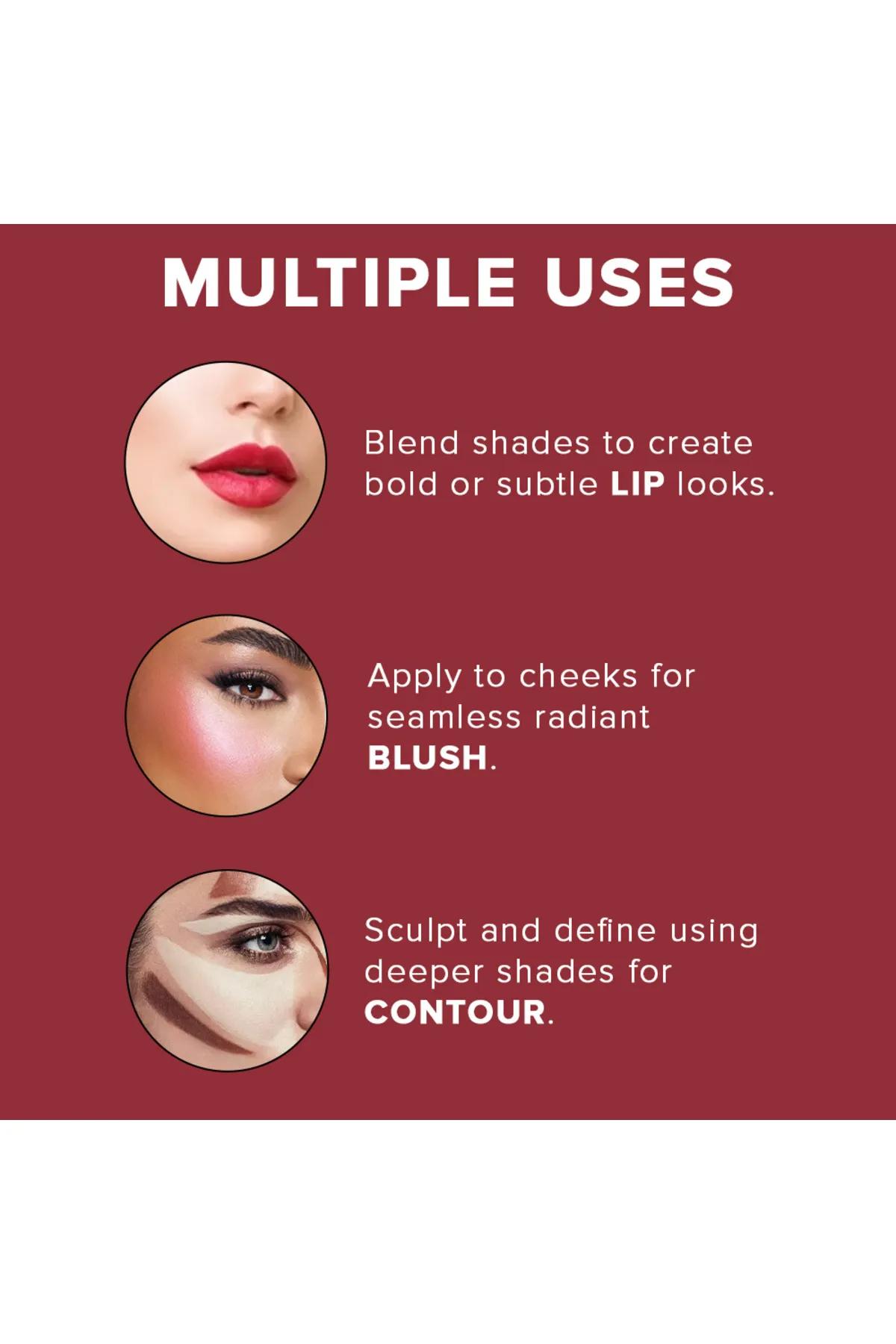 15 Color Lip Define Palette-Multicolor - DDL001
