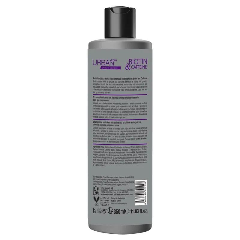 Urban Care Expert Biotin & Caffein Hair + Scalp Shampoo 350ml