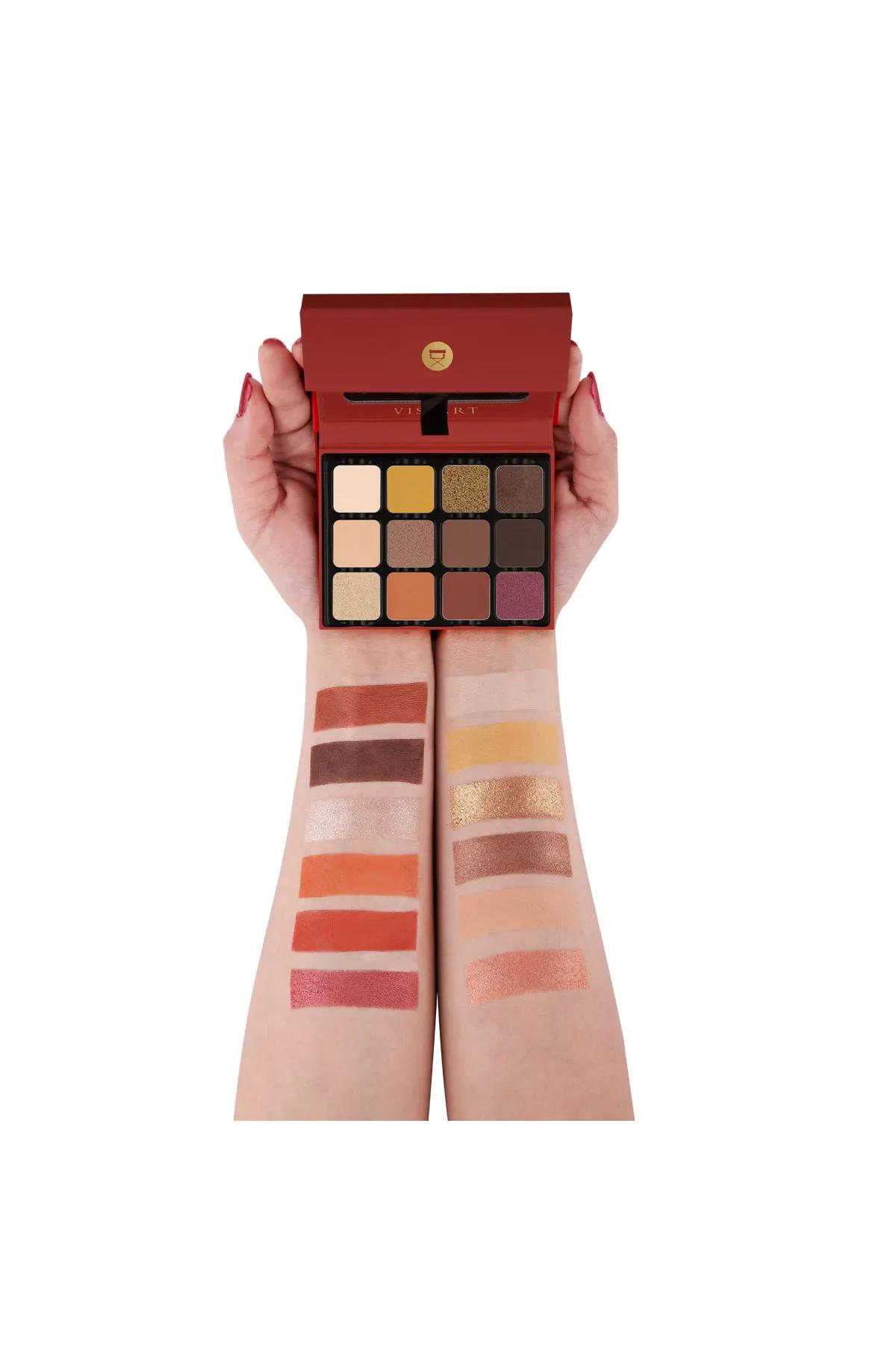 VISEART 12 Color Eyeshadow-WARM EDIT - VED001
