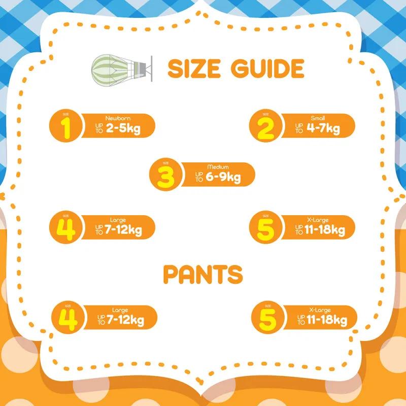 Snugberi Diaper Pants Size 5 X Large 11-18kg 22's