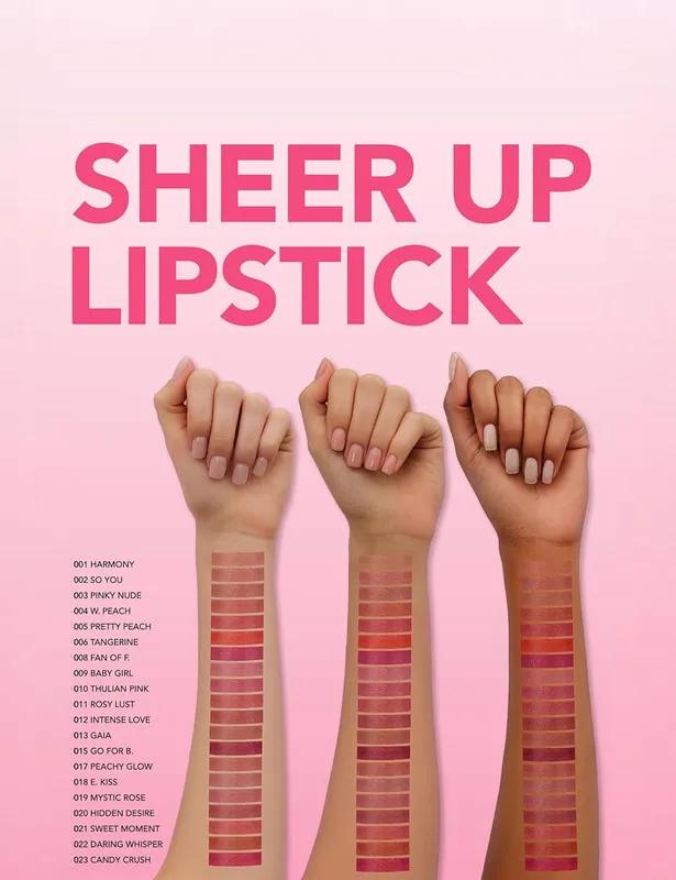Flormar New Sheer Up Lipstick - 08 Fun of Fuchsia