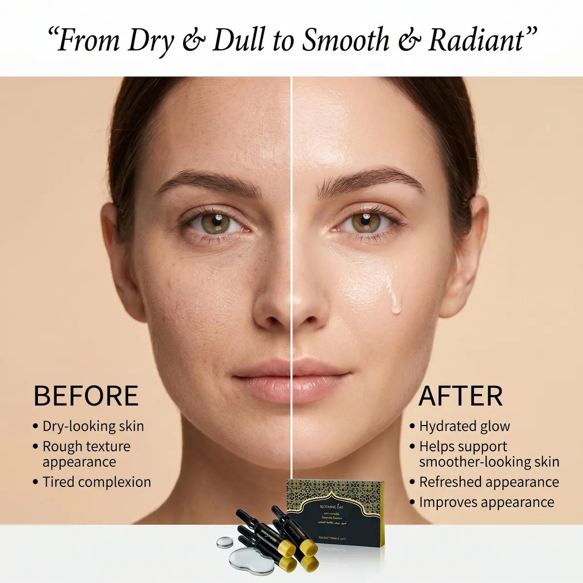 BLOOMING DAY Anti-Wrinkle Ampoule Essence 2ml * 7 Ampoules