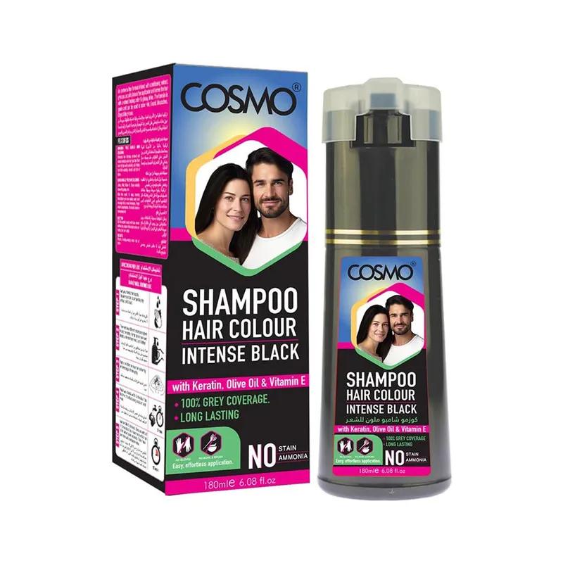 Cosmo Hr Clr Shampo Intense Black 180Ml