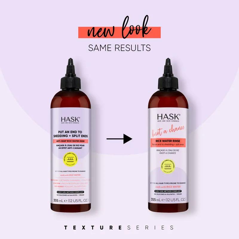 Hask Texture Solutions Anti-Snap Rice Water Rinse 355ml