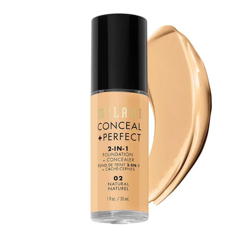 Milani Conceal + Perfect 2-In-1 Foundation - 02 Natural