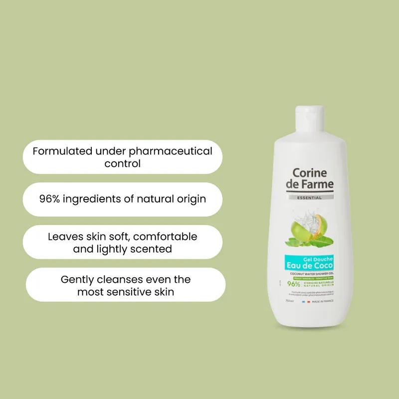 CDF--Coconut Water Shower Gel Essential 750 ML