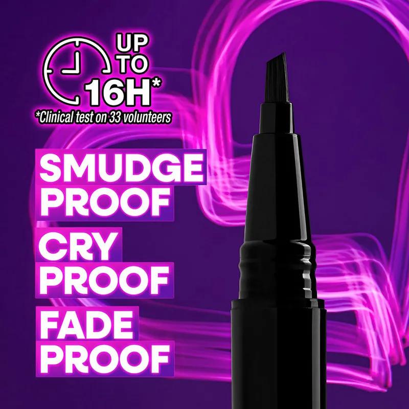WnW Breakup Proof Wing Out Waterproof Liquid Eyeliner Ultra Black