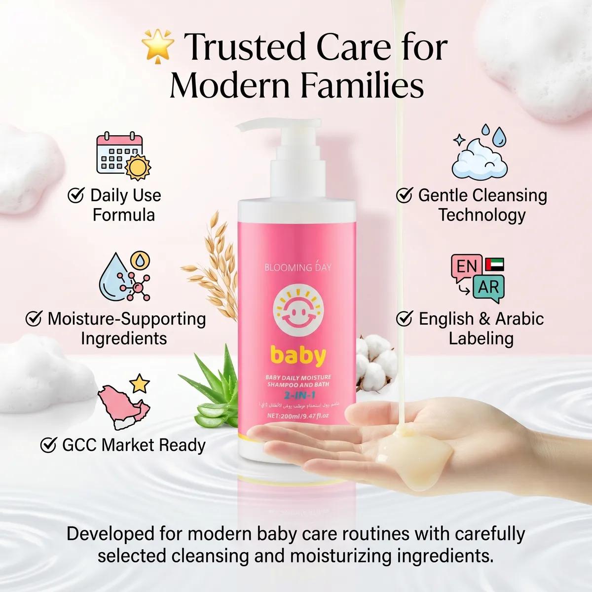 Blooming Day Baby Daily Moisture shampoo and Bath 2in1 280ml