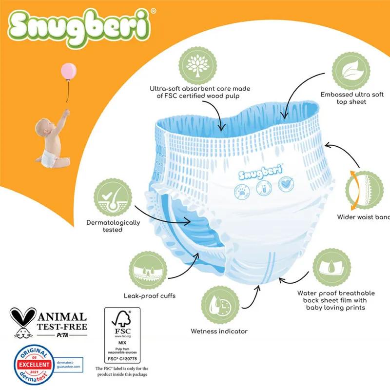 Snugberi Diaper Size 5 X large 11-18kg 22's   3X Value Pack