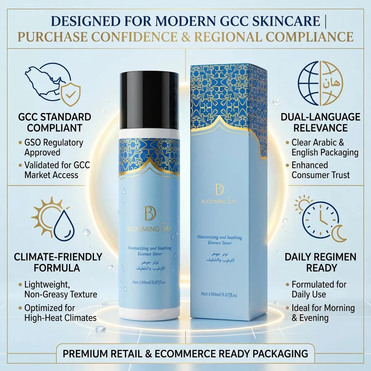 BLOOMING DAY Moisturizing and Soothing Essence Toner 150ml