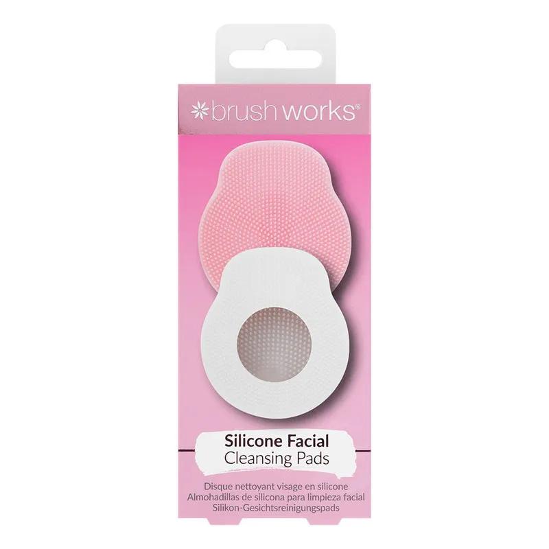 Brushworks Silicone Cleansing Pads - 2 Pack