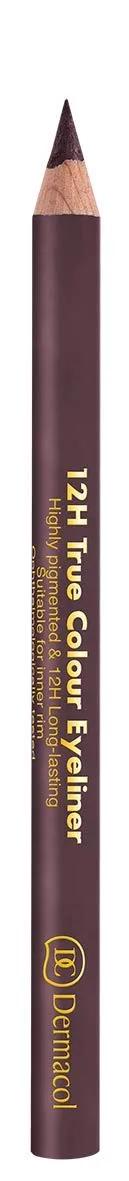 Dermacol 12H True Colour Eyeliner | (Dark Mauve)