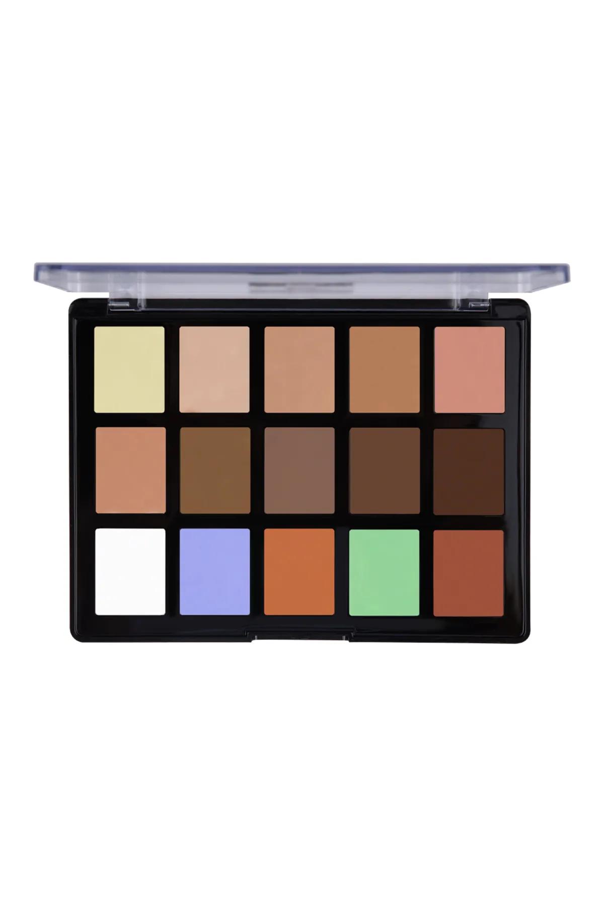 15 Color Face Define Palette-Multicolor - DDC001