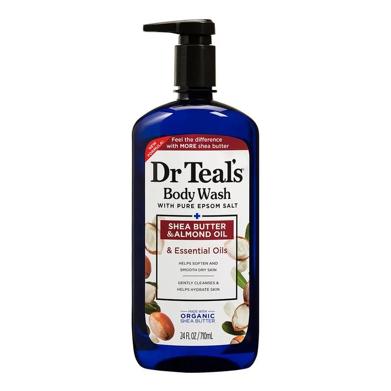Dr Teal's Epsom Salt Body Wash - Shea Butter & Almond Oil 710ml