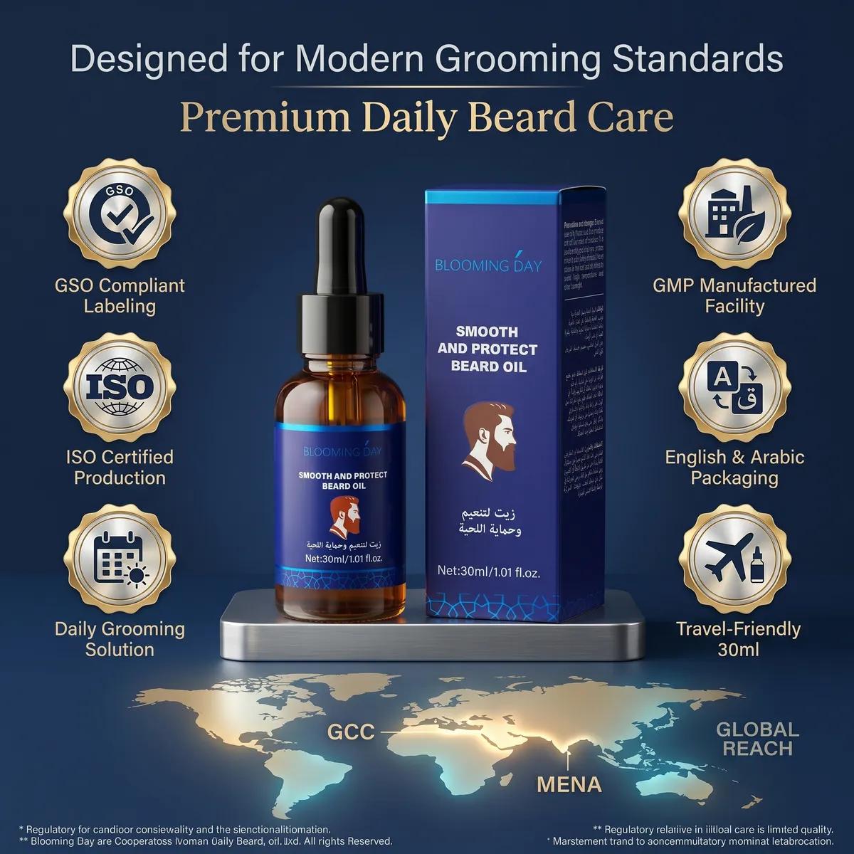 Blooming Day Smooth & Protect Beard Oil 30ml