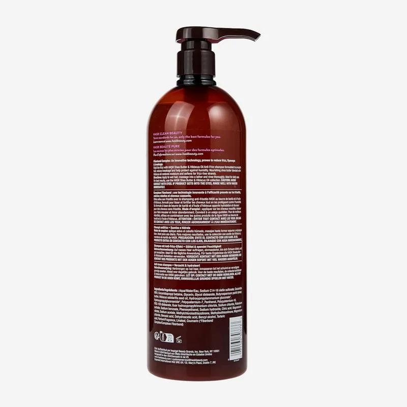 Hask Shea Butter & Hibiscus Anti-Frizz Shampoo 1L