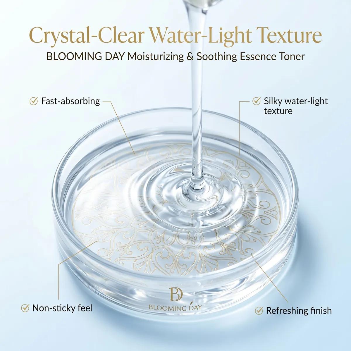 BLOOMING DAY Moisturizing and Soothing Essence Toner 150ml