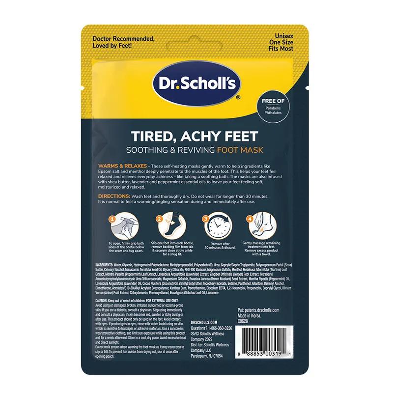 Dr.Scholl's Tired Achy Feet Foot Mask 44Ml