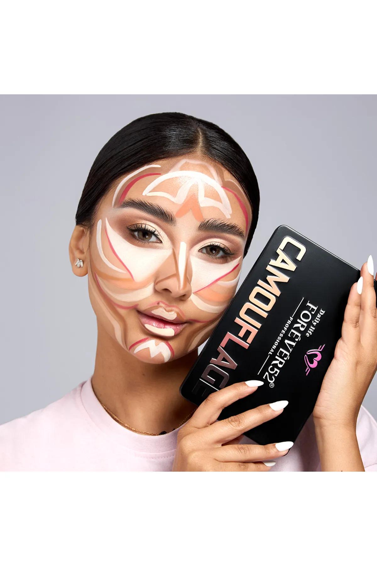 Forever52 Camouflage 28 Color Concealer Palette - ZHP 001-Camouflage