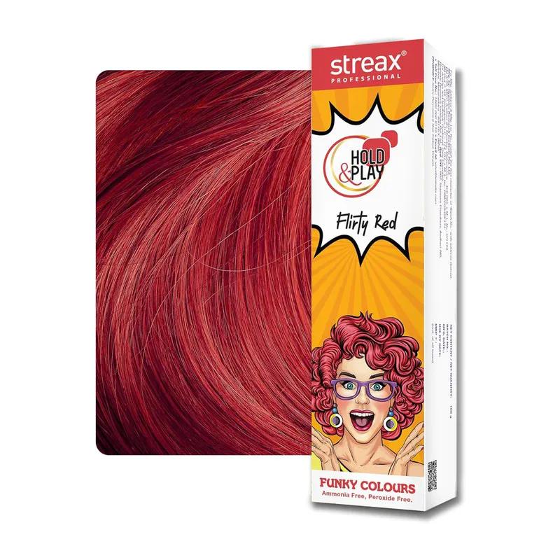 Streax Funky Clr Flirty Red 100 G