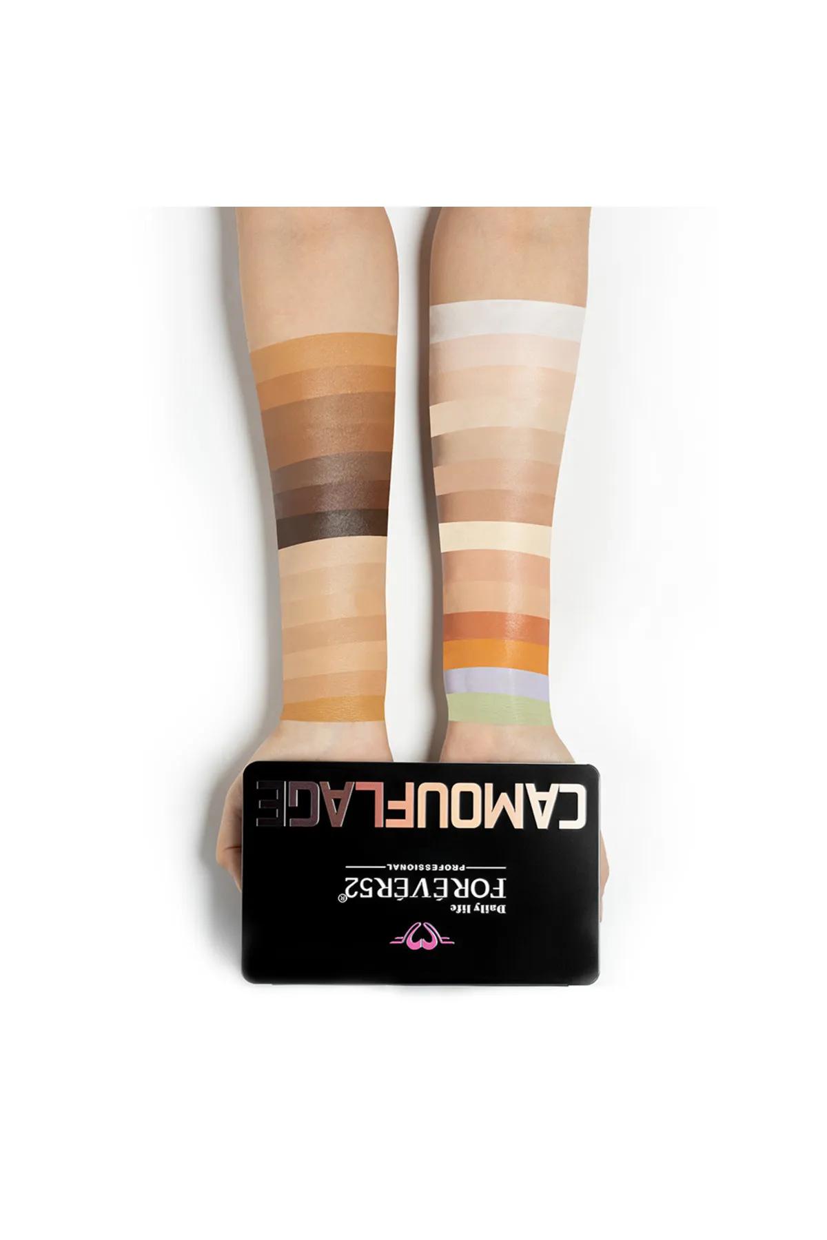 Forever52 Camouflage 28 Color Concealer Palette - ZHP 001-Camouflage
