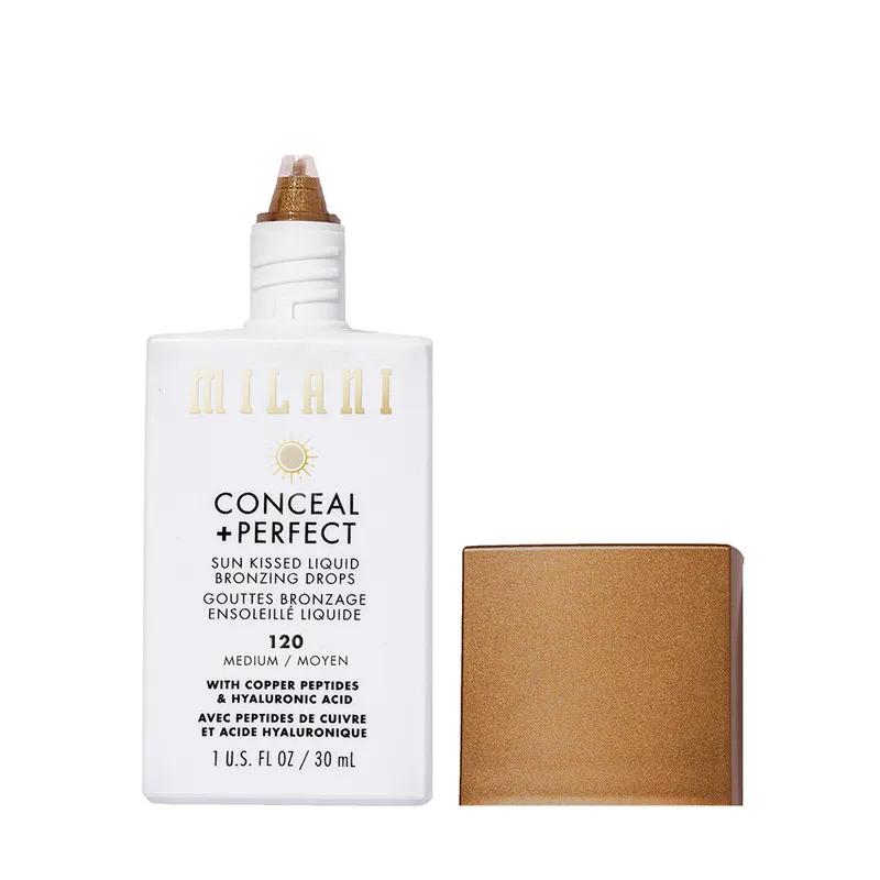 Milani Conceal + Perfect Sun Kissed Liquid Bronzing Drops 120 Medium