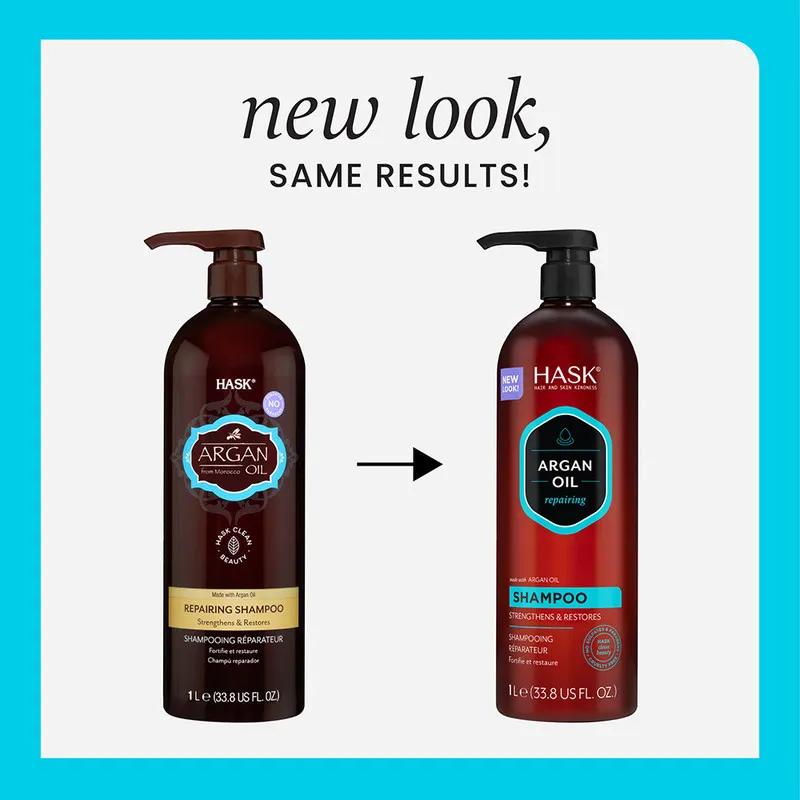 Hask Argan Oil Repairing Shampoo 1L