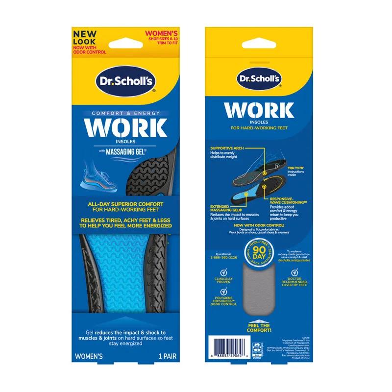 Dr.Scholl's Comfort & Energy work Massaging Gel Insoles