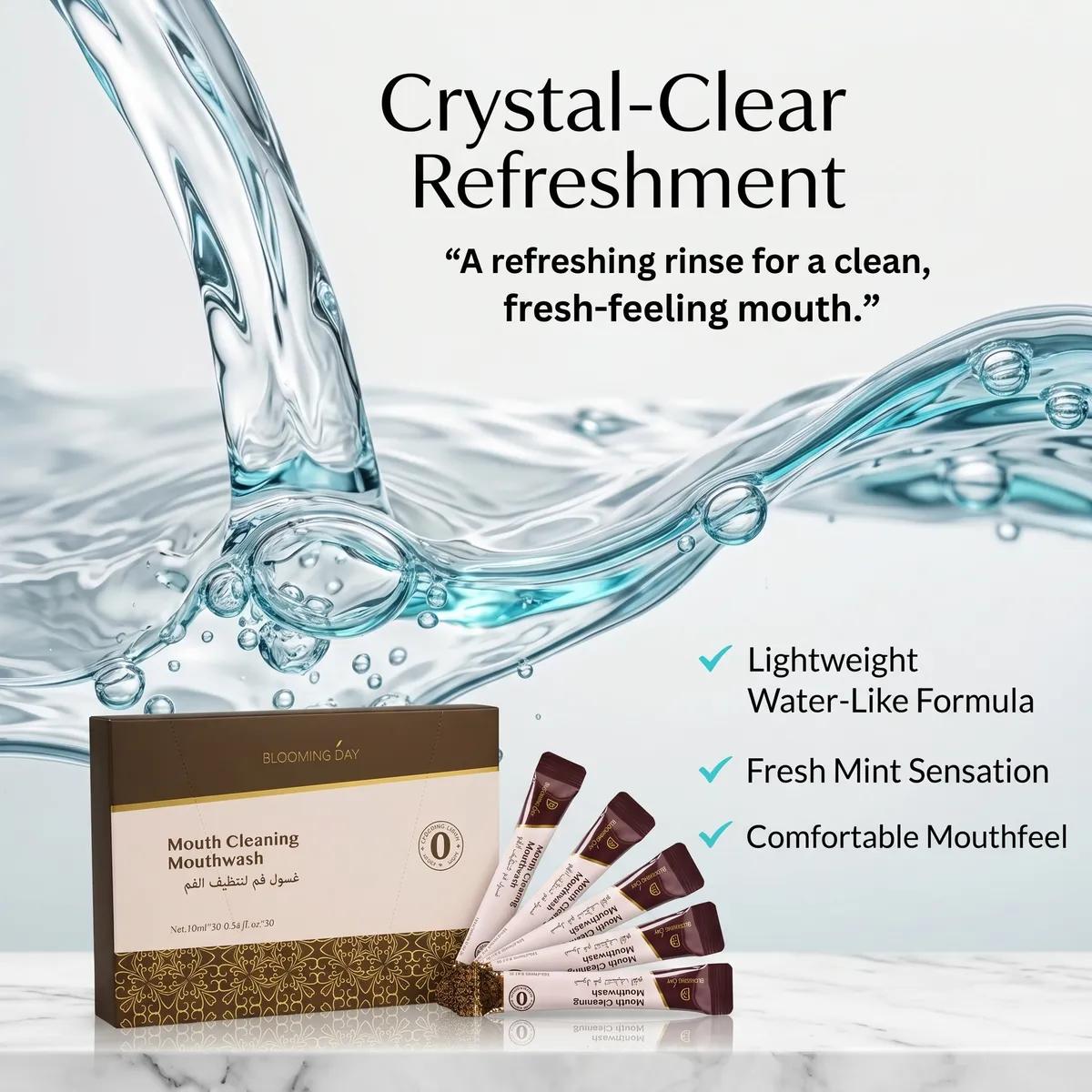Blooming Day Mouth Cleansing Mouthwash 10ml * 30 Sachets