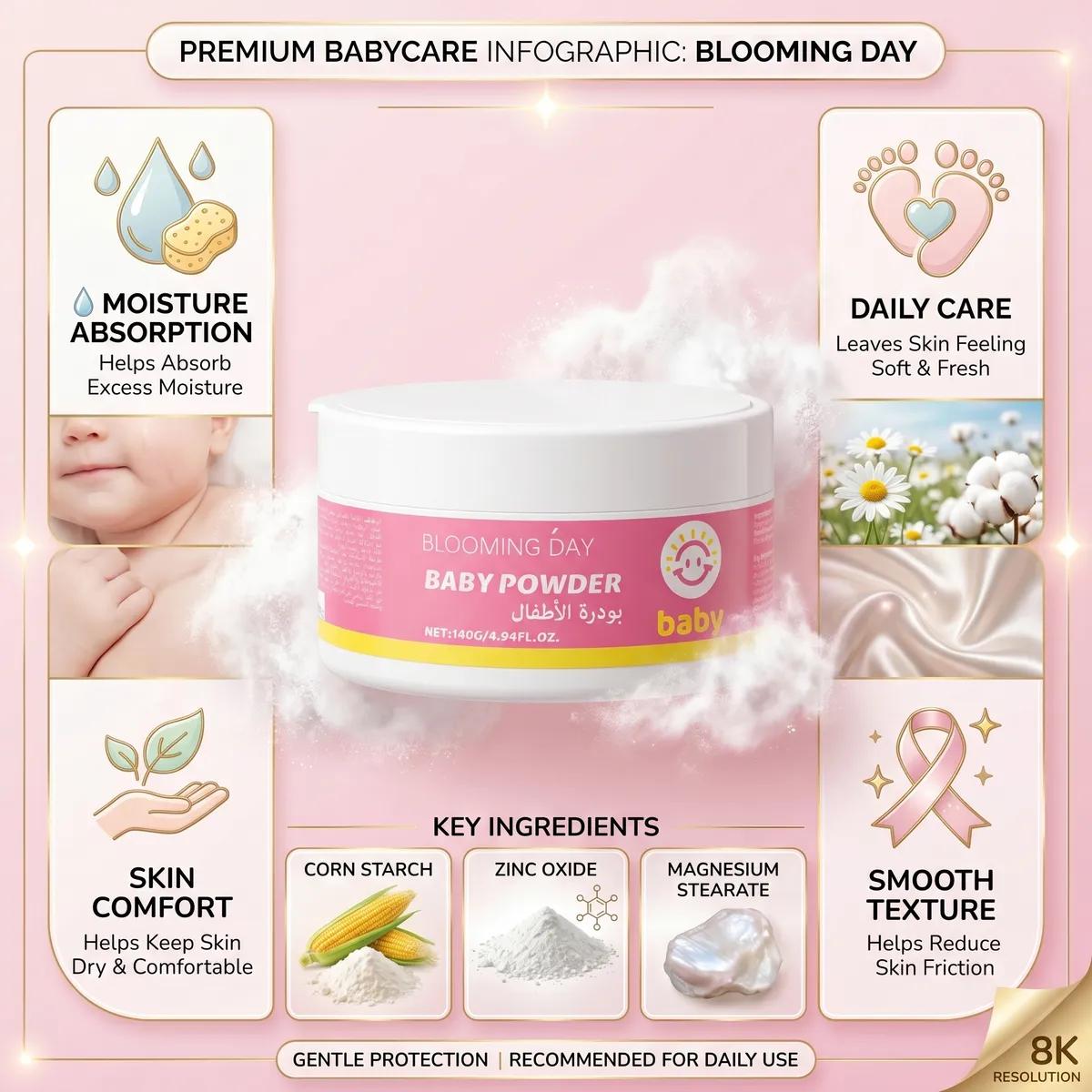 Blooming Day Baby Powder 140g