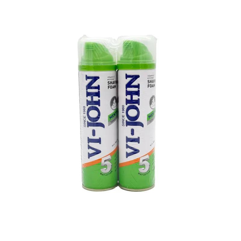 Vi-John Shaving Foam Asstd. 200mlx2 Value Pack