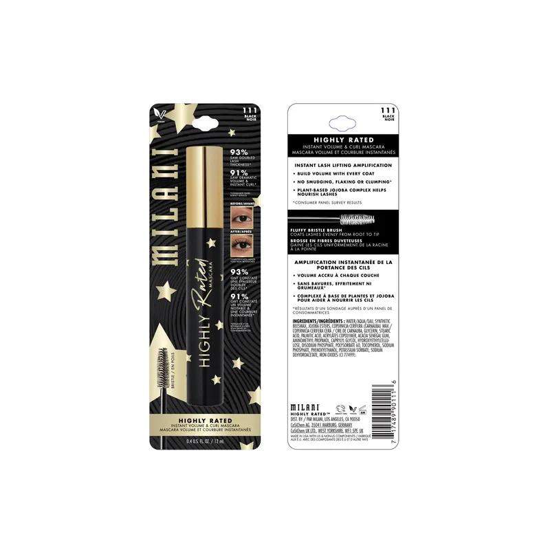 Milani Highly Rated Extreme Volume Mascara - 111 Black