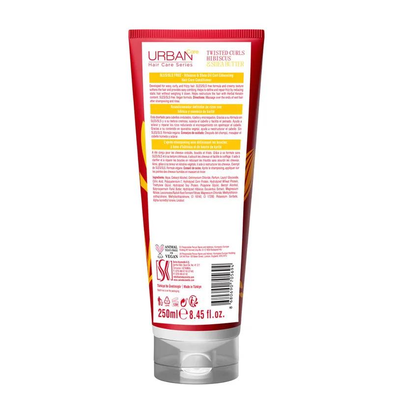 Urban Care Twisted Curls Hibiscus & Shea Butter Hair Care conditioner 250ml