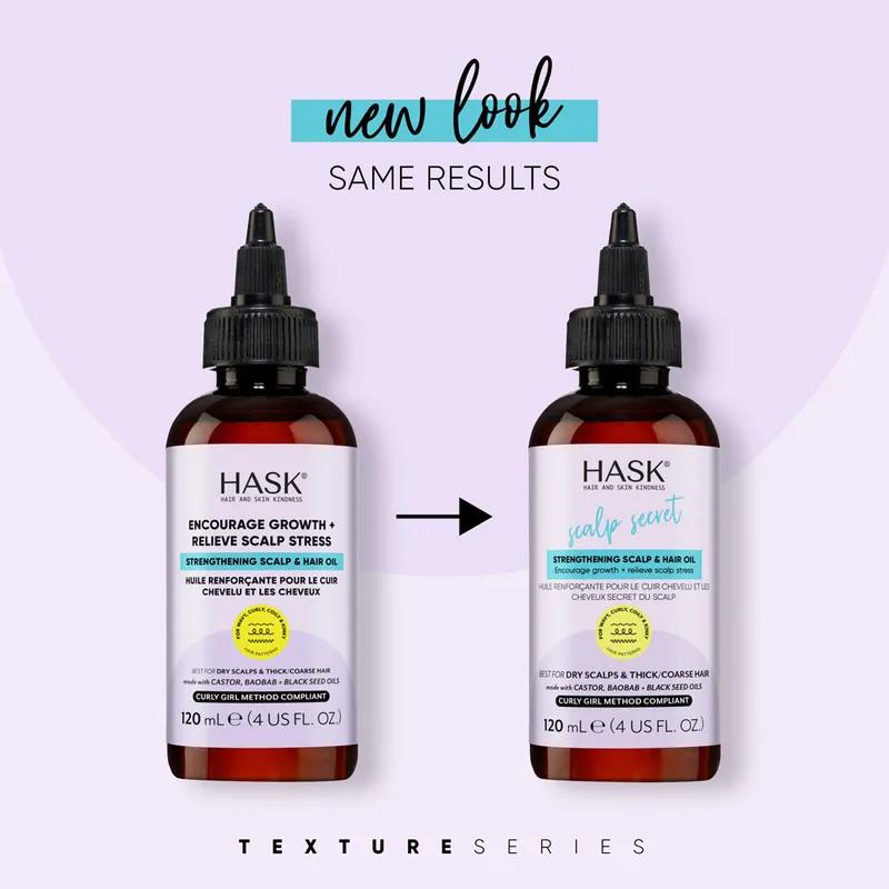 Hask Texture Solutions Hair Strengthening Scalp & Hair Oil 120ml