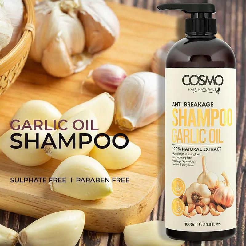 Cosmo Anti - Breakage Garlic Oil Shampoo 100% Natural Extract - 1000Ml
