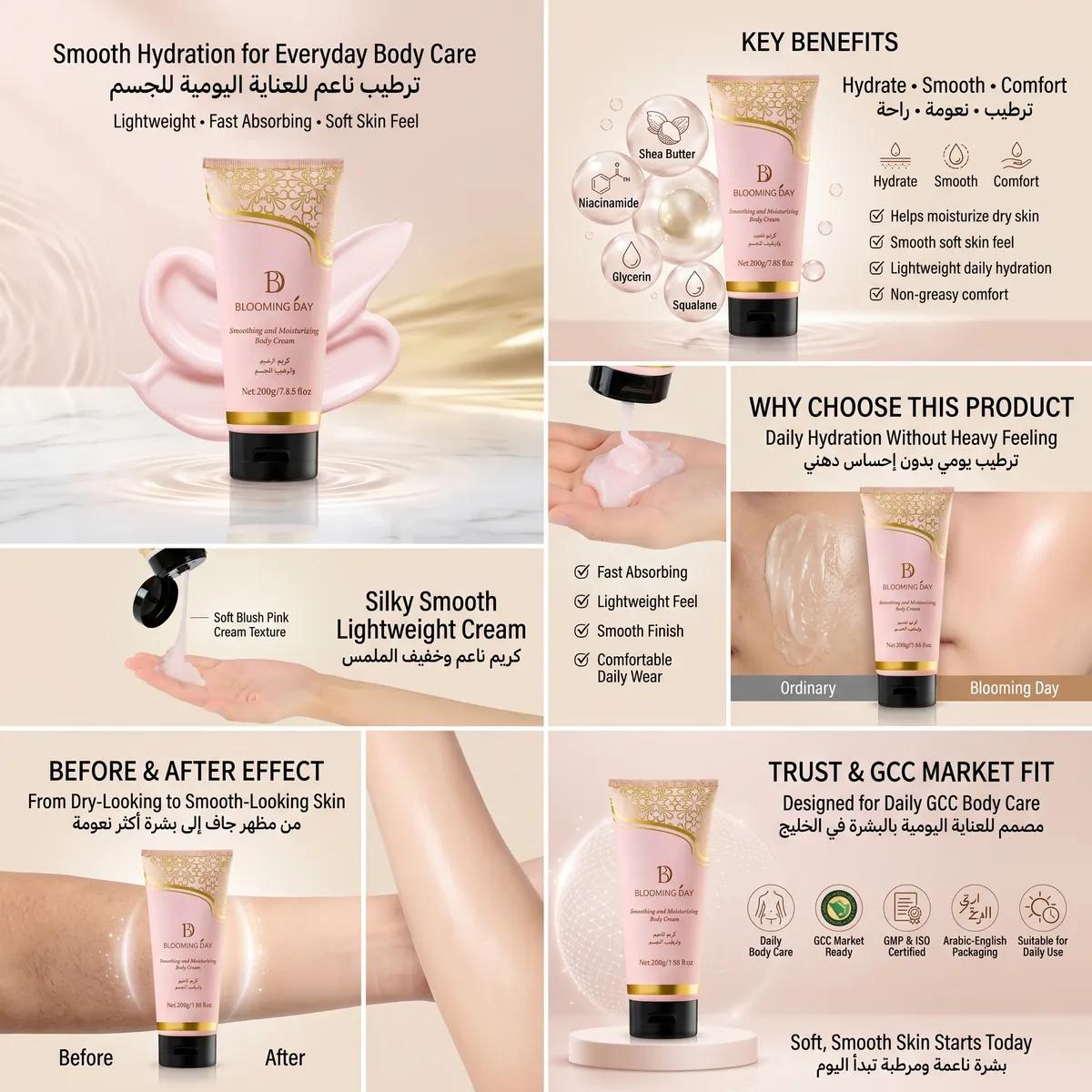 Blooming Day Smooth & Moisturizing Body Cream 200gm