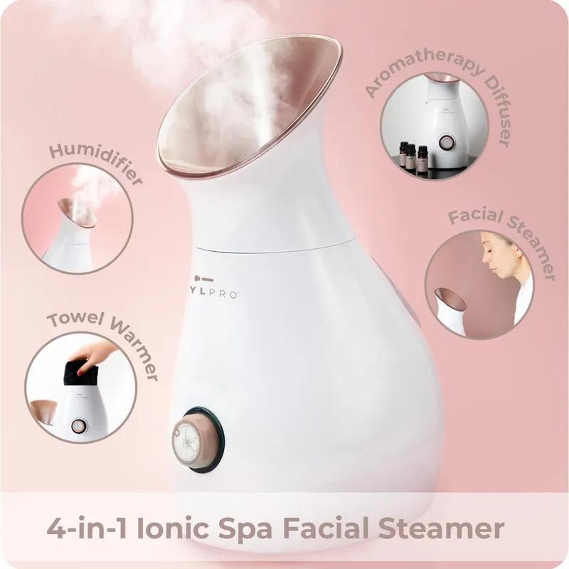 Stylpro 4-in1 Ionic Spa Facial Steamer Rose Gold - OCP20