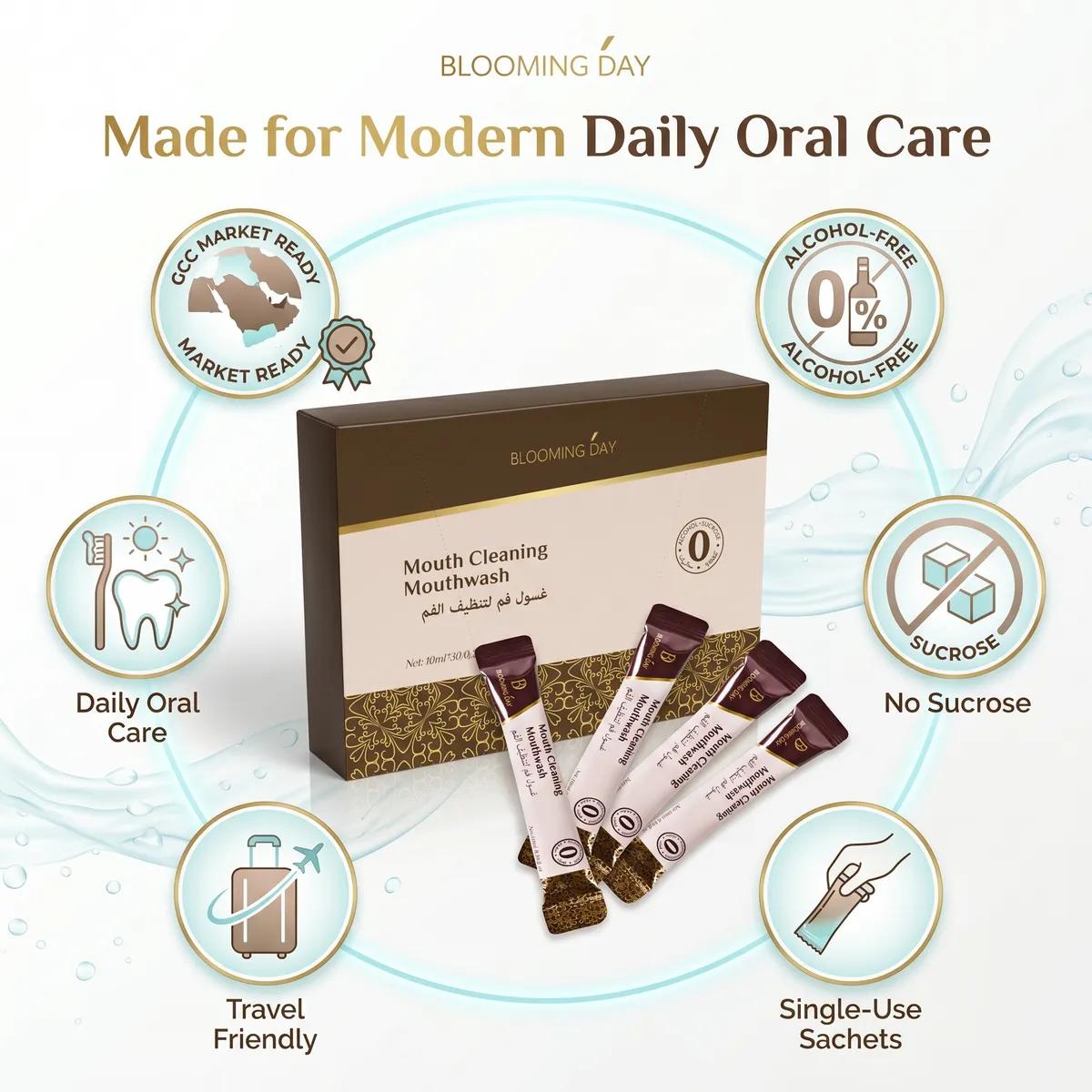 Blooming Day Mouth Cleansing Mouthwash 10ml * 30 Sachets