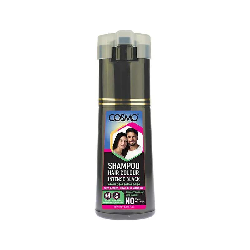 Cosmo Hr Clr Shampo Intense Black 180Ml