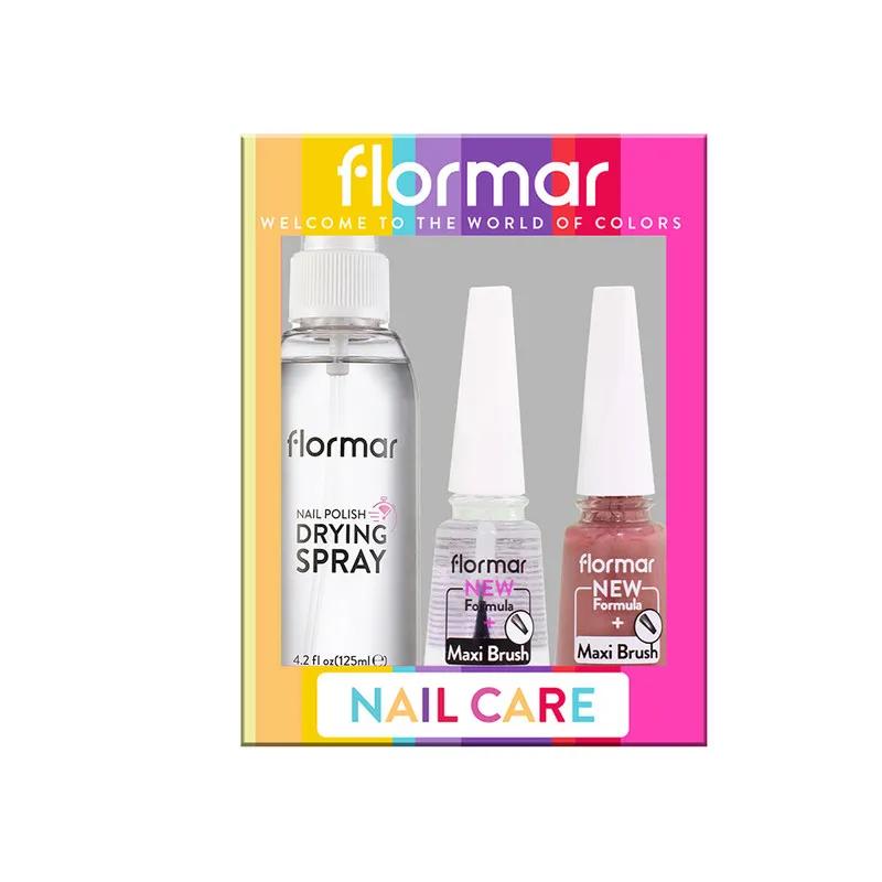 Flormar Nail Polish Drying Spray + 2Pc Nail Enamel
