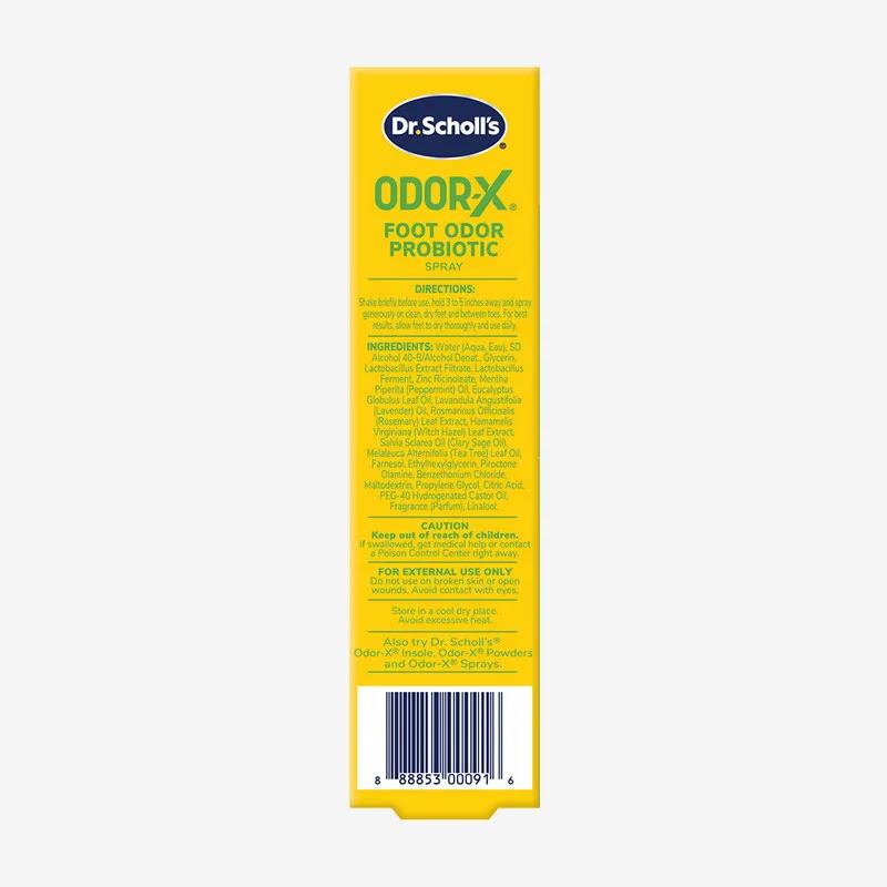 Dr.Scholl's Odor-X Probiotic Foot Spray 118ML