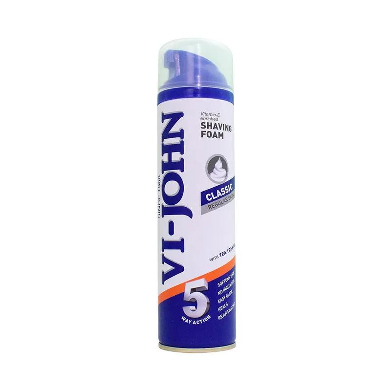 Vi-John Shaving Foam Classic 200Ml X2 Value Pack
