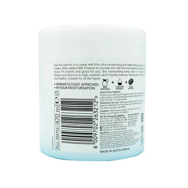 Oh So Heavenly Body Cream 48HR Creamy Caress 470Ml