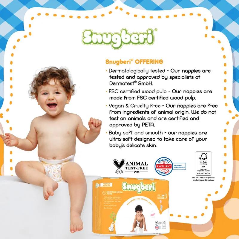 Snugberi Diaper Size 3 Medium 6-9 kg 28's